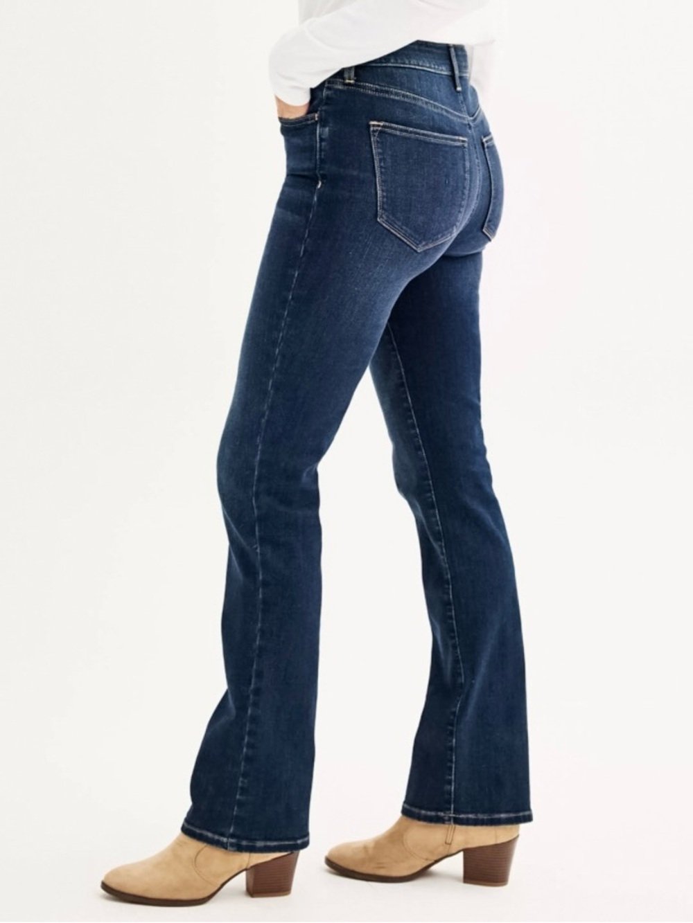 Sonoma Curvy High Rise Bootcut Jeans Dark Wash NWT